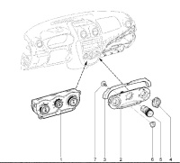 Блок управления отопителем салона и К/У для Гранта FL