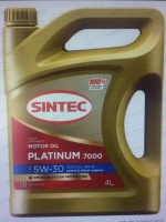 Масло Sintec Platinum 7000 5W30 Api SP Acea С2/С3 синт.4л. М+
