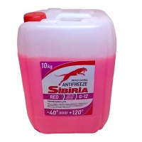 Антифриз Sibiria G-12 красный 10л. М+